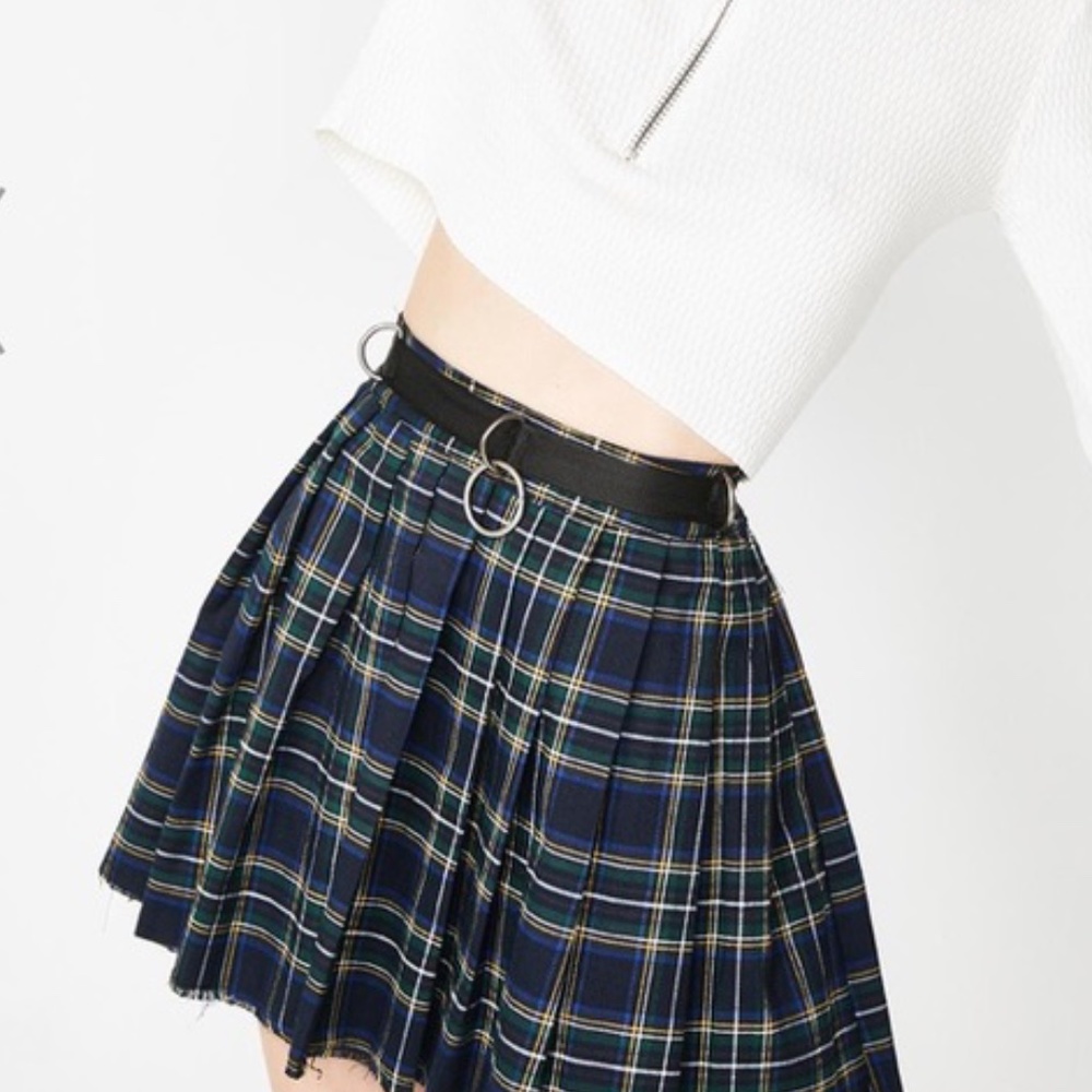 Dolls Kill Plaid Skirt